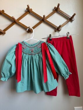 Stitchy Fish Christmas outfit